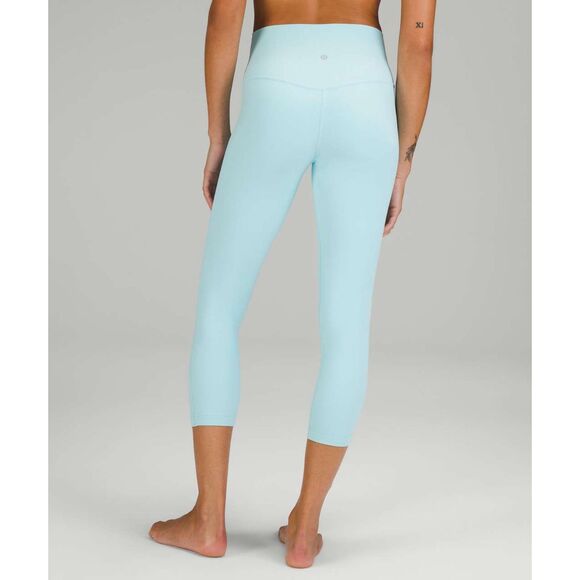 Light Blue Lululemon Align HR 23" Crop Leggings - Picture 2 of 8